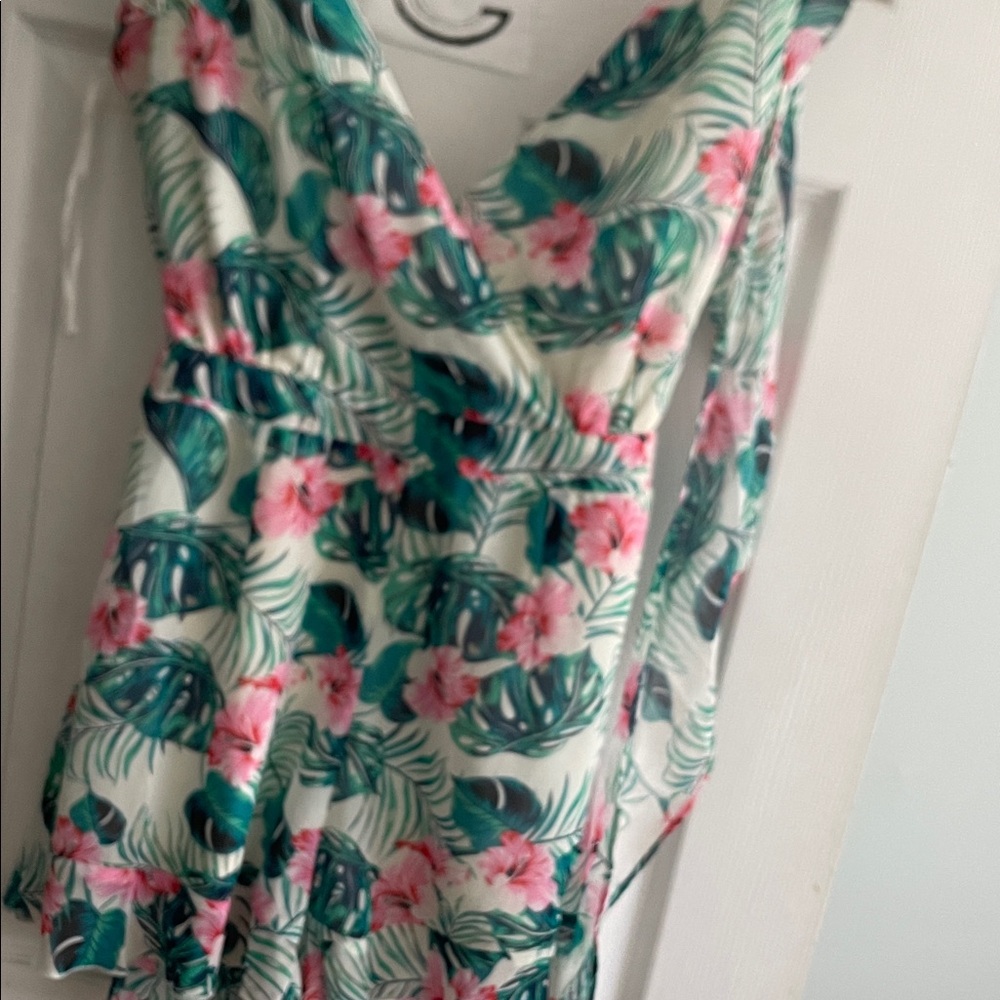 Streetwear Society Tropical Floral Jumpsuit